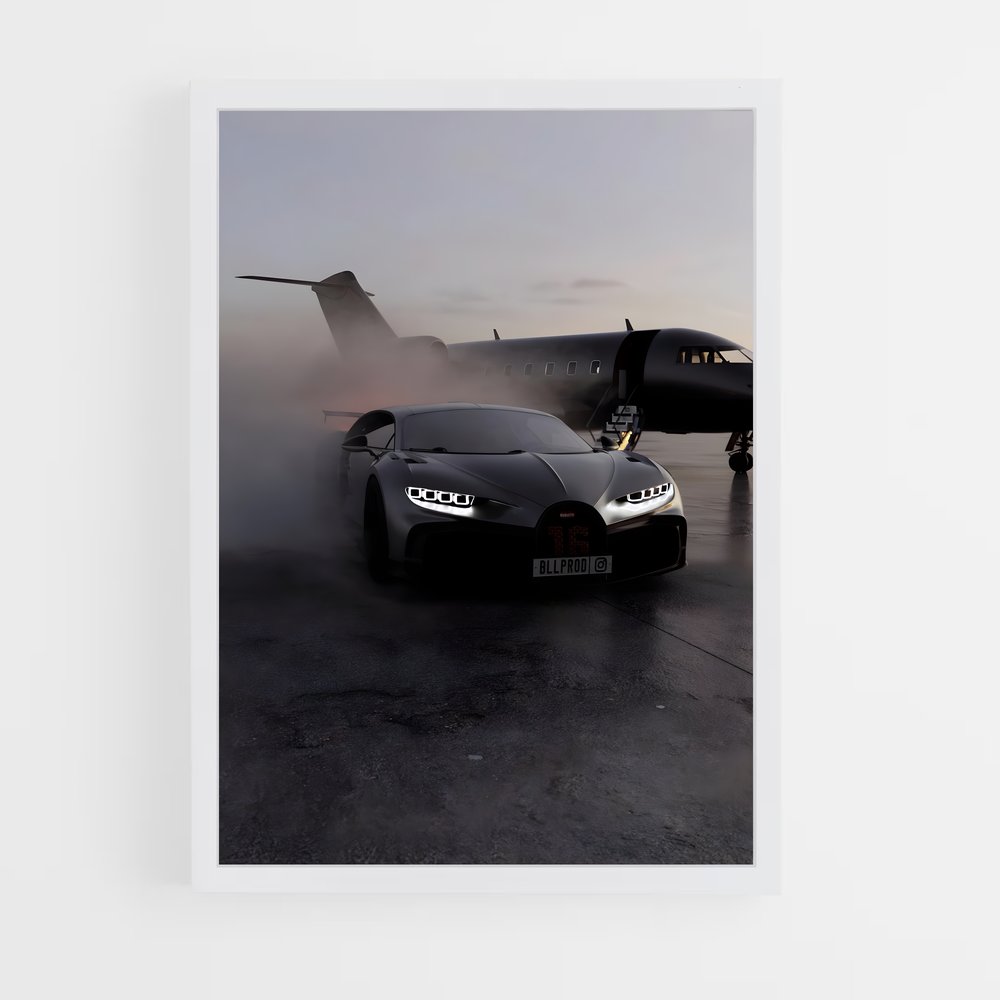 Poster Chiron sport – affiche Bugatti (vue 3)